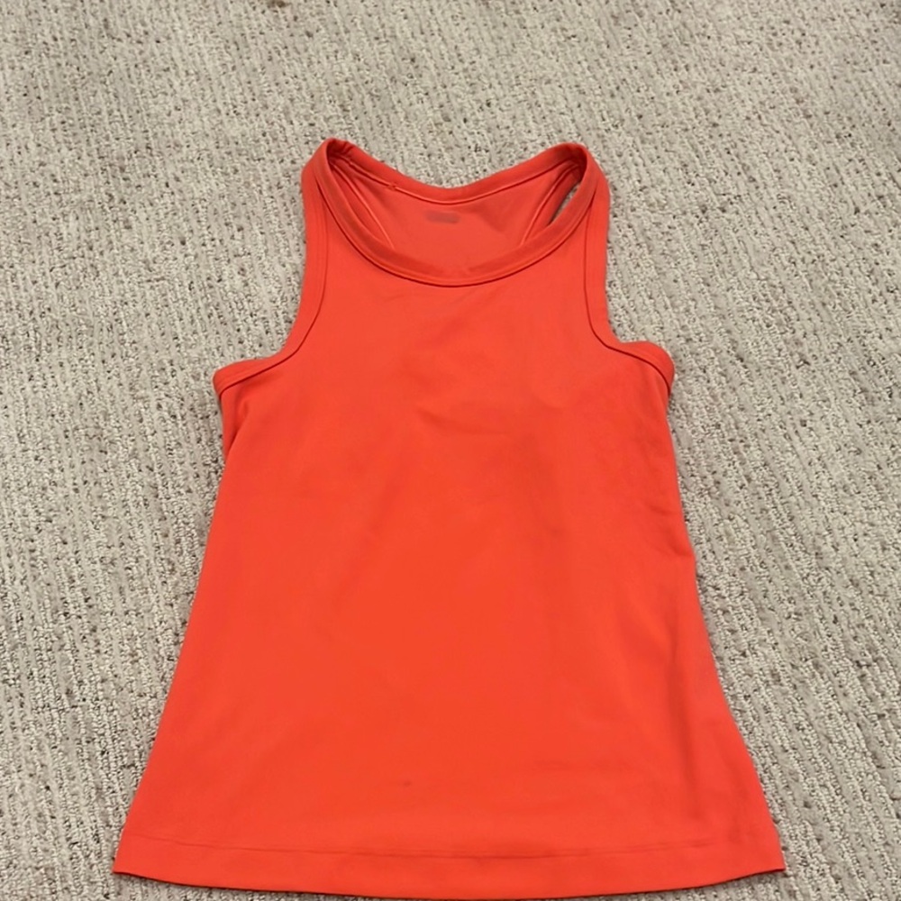Lululemon Women's Orange Tank Top